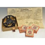 Pathescope 9.5mm Popeye Safety Film Reel to include Popeye The Jilter, Olive On The Rails, Calling
