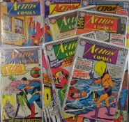 American Comics - Superman DC Publication Action Comics to include No.331, 332, 333, 335, 336,