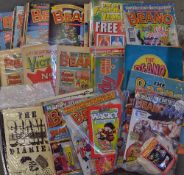 British Comics - Quantity of The Beano various years to include 1980s and 200s, some including