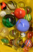 Selection of Vintage Marbles - some oval, German/American examples (25+)