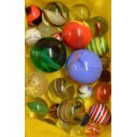 Selection of Vintage Marbles - some oval, German/American examples (25+)