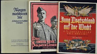 3x Soldier Songs Magazines - in German contains music and lyrics