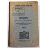 India - Sikh army handbook - Handbooks for the Indian Army - SIKHS. Revised at the Request of the