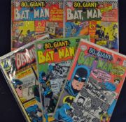 American Comics - Superman DC Publications Batman all Giant 80 page issues includes Nos. 187, 193,