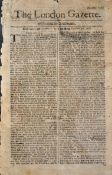 The London Gazette 1678 No.1345 - The Dutch War the last phase of the War following the Treaty of