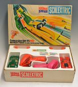 Triang 'You Steer' Scalextric Set - conversion Set YS200 includes two cars, controllers, and