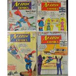 American Comics - Superman DC Publication Action Comics to include No.257, 258, 259 and 260 (4)