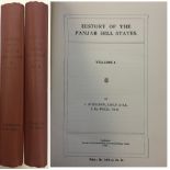 India & Pakistan - History of the Punjab hill states - A first edition two volume set of History