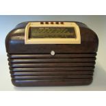 Bakelite Bush Radio medium and long wave with no visible cracks