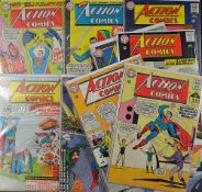 American Comics - Superman DC Publication Action Comics to include No.321-330 (10)