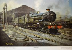 Railway - Phillip Hawkins Signed Colour Prints - includes 18/50 artists proof 'Thornbury Castle'