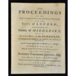 Highway Robbery; Bailey Proceedings. 18th Century Crime In London. 1755 - A 20 page Weekly