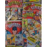 American Comics - Superman DC Superboy Giant page issues includes Nos.1, 10, 129, 138, 147, 156, 165