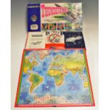 Waddington's Thunderbirds Game - appears complete with board, markers, photographs, direction
