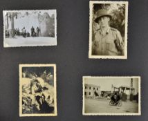 WWII Africa Corp Photo Album - 1941/42 contains approx. 57 black and white photographs, showing