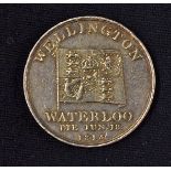 Opening Of Waterloo Bridge - June 18th 1817 - Obverse; Portrait of the Prince Regent. Reverse;