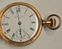 Scarce Waltham Watch Co. Pocket Watch 1877 - serial No. 2564282, A.T.& Co., run:500, 15 jewels,