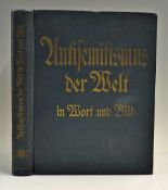 1936 German Anti-Semitic Book 'Anti-Semitism in the world in words and pictures' the world dispute