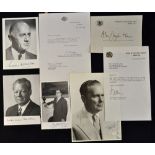 Autographs - Political Figures - a mixed selection of signed documents and photographs, to include