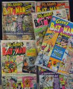 American Comics - Superman DC Publications Batman all Giant 80 page issues includes Nos.2, 5, 12,