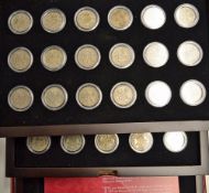 Danbury Mint The last of the Sixpences coin set to consist of 33 sixpences dating from 1936 - 1967