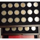 Danbury Mint The last of the Sixpences coin set to consist of 33 sixpences dating from 1936 - 1967