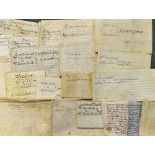 18th and 19th Century Indenture Selection includes 19 various indentures, such as 1671 Essex, many