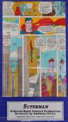 Superman Original Hand Painted Artwork - by Anthony Tollin published in DC Comics Superman -issue