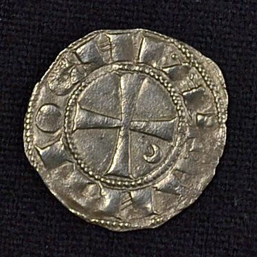 Crusader Antioch - King Bohemond III 1163 - 1201. Billion Denier - Obverse; Kings Portrait and text. - Image 2 of 2