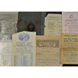 19th Century Crystal Palace Programmes to include 1875 Crystal Palace Sydenham The Midget Hanlon