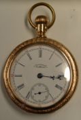 Waltham Watch Co. Pocket Watch 1888 - serial No. 7596517, No.640, run:500, 17 jewels, running,