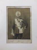 India - Signed Photograph of the Maharajah of Patiala - A fine portrait photograph of Maharajah