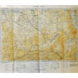 Map - Upper Congo 1935 second Edition Map published at the War Office 1919, a projection of the