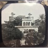 India & Punjab - Lahore Fort Glass Slide -Rare Glass slide negative of Lahore fort and the hazuri