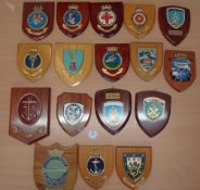 Selection of 17x Royal Navy Ship Crests to include HMS Mercury, Llandudno, Theseus, Admiralty