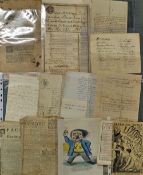 Selection of Assorted Documents to include an early Spanish Cargo Bill depicting a list of items