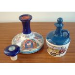 HMS Victory Trafalgar Day Limited Edition Ships Decanter Pusser's Rum, unopened together with a