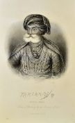 India - Punjab Early steel engraving Gulab Singh a finely intricate steel engraving of Gulab Singh