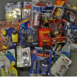 Assorted Toy Figures includes Star Trek, Pepsi Cars, Star Wars, Lost In Space, Captain Scarlet,
