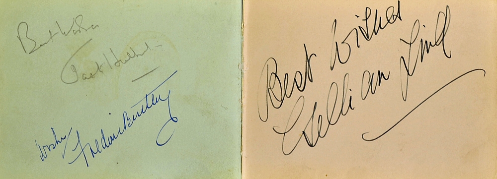 Fine 1938-1942 Autograph Album - containing Radio, TV, Film and Entertainment autographs a finely - Image 2 of 3