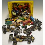 Assorted Loose Toy Models including Corgi John Player Special Racing Cars, Matchbox, Corgi, and