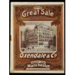 Oxendale & Co, Granby Row, Manchester. 1907-8 catalogue - Great Sale of our Newest Autumn & Winter