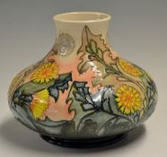 Moorcroft Pottery Dandelion Vase 1992 limited edition 77/200, measures 16cm high approx. appears
