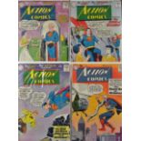 American Comics - Superman DC Publication Action Comics to include No.251, 253, 255 and 256 (4)