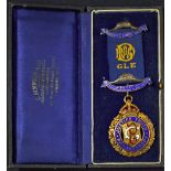 Masonic Medal - RAOB GLE Medal - Ordnance Lodge NO 4888 - 'Justice Truth Philanthropy' engraved to