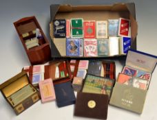 Mixed Selection of Playing Cards some in presentation cases, boxes etc. such as 1952 Golden