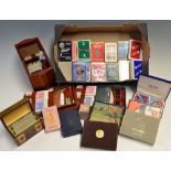Mixed Selection of Playing Cards some in presentation cases, boxes etc. such as 1952 Golden