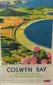 British Railways 'Colwyn Bay' Poster The Natural Centre of The North Wales Coast, by Jordison &