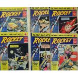 British Comics - First Space Age Weekly 1956 Rocket includes 32 issues missing No3 and 22, mixed