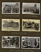 1938 Photo Album of Henschel Trucks in Spain - during the Spanish War with many photographs of the